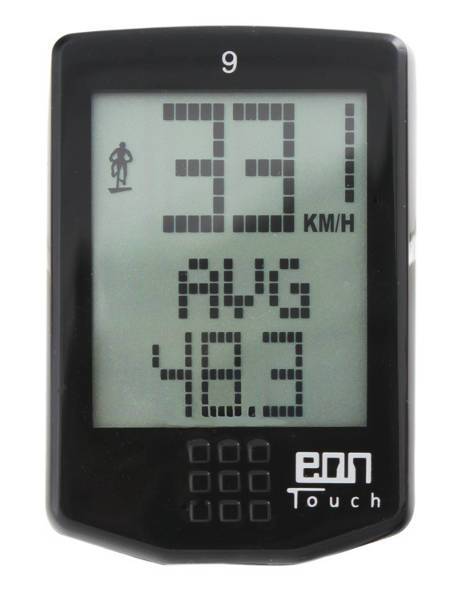 Велокомпьютер Echowell EON TOUCH9, 9 функций, сенсорн., влагостойк.