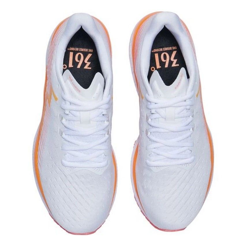 Кроссовки 361- KAIROS женск. (8, 0013 Белый/оранжевый)