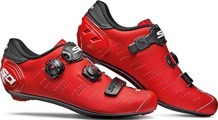 Велотуфли SIDI ERGO 5 MATT Carbon (38, Красный/черный)