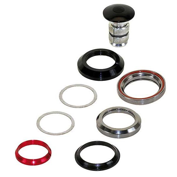 Рулевая колонка Neco 1 1/8" интегрир., алюм. черн.