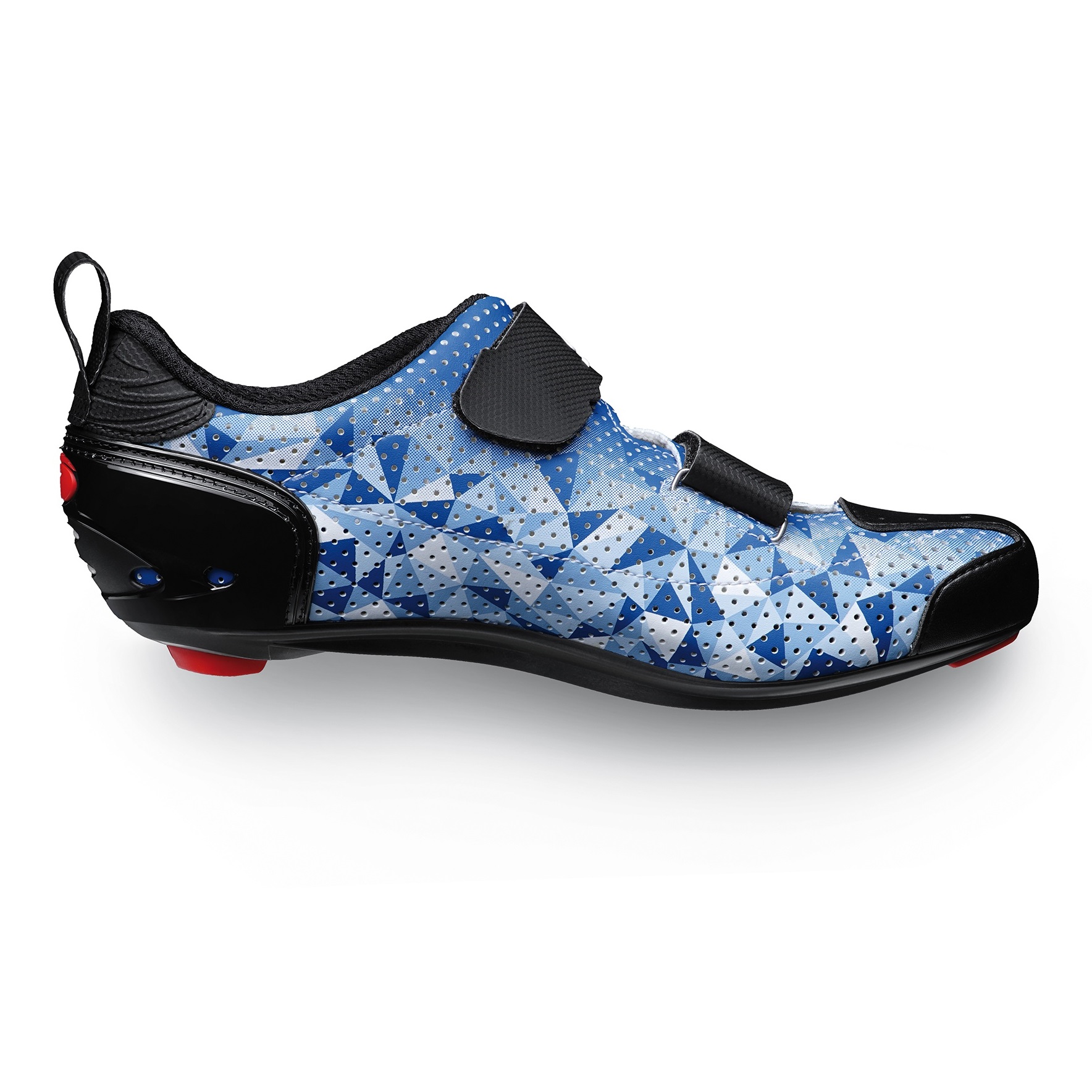 Велотуфли SIDI T-5 AIR CARBON COMP  (38, Синий/белый/черный)