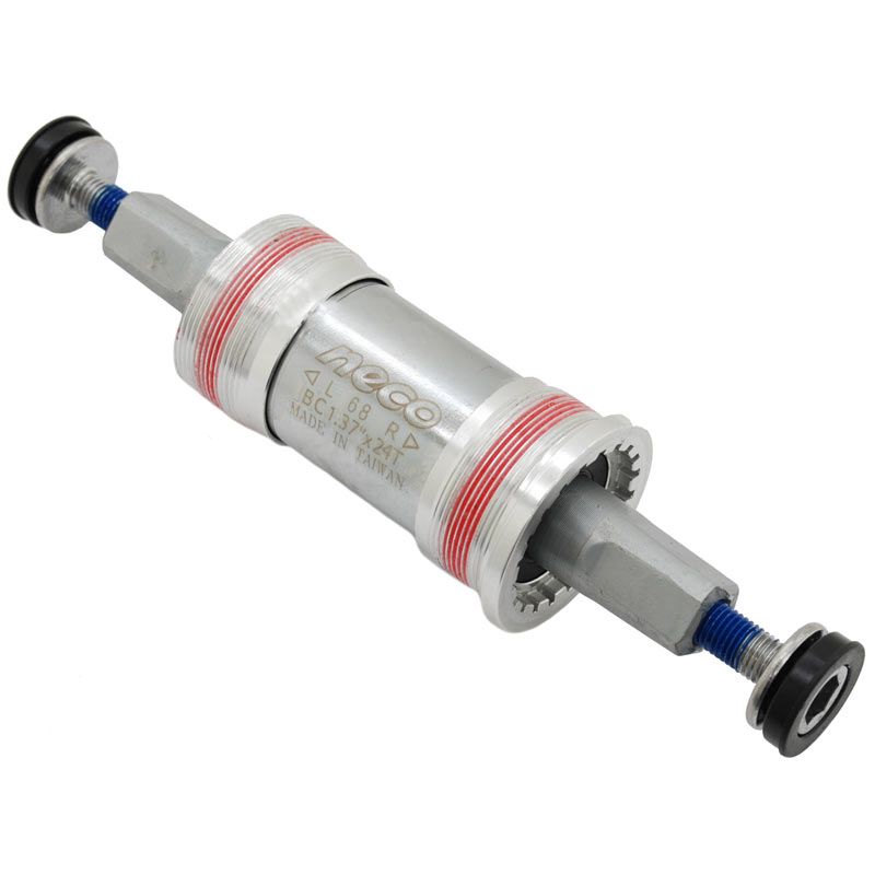 Картридж кареткии Neco 122,5/28,5мм, алюм чашки, BSA, JIS