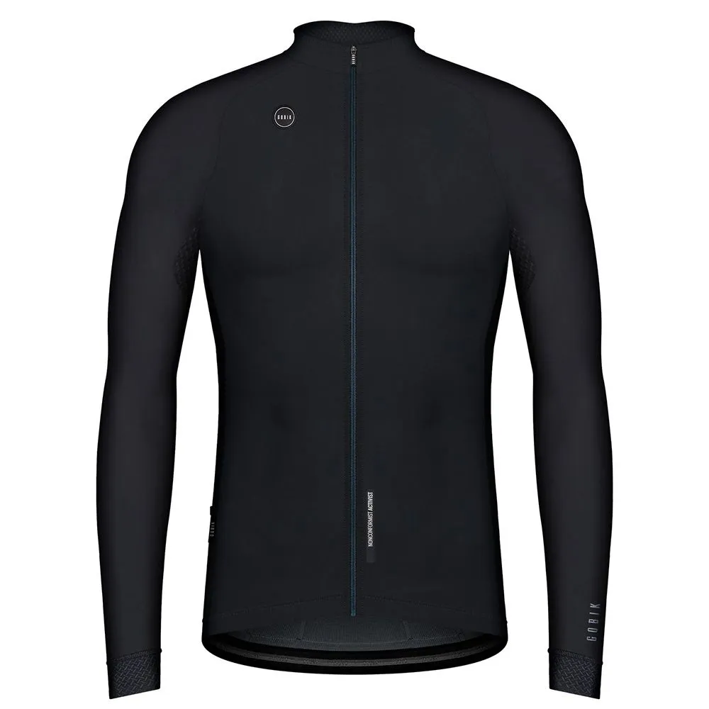 Майка дл.рукав GOBIK SOLID PACER JET (XXXXL, Черный)