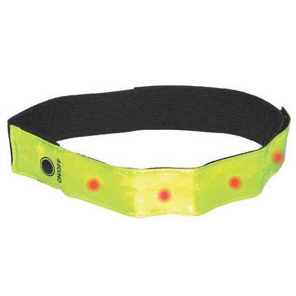 Повязка светоотражающая с красными диодами