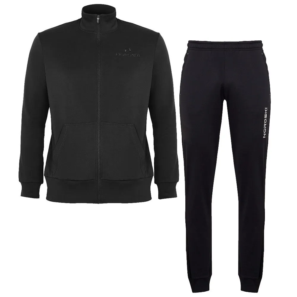 Костюм спортивный NordSki JR Base Zip  (146, 100 черный)