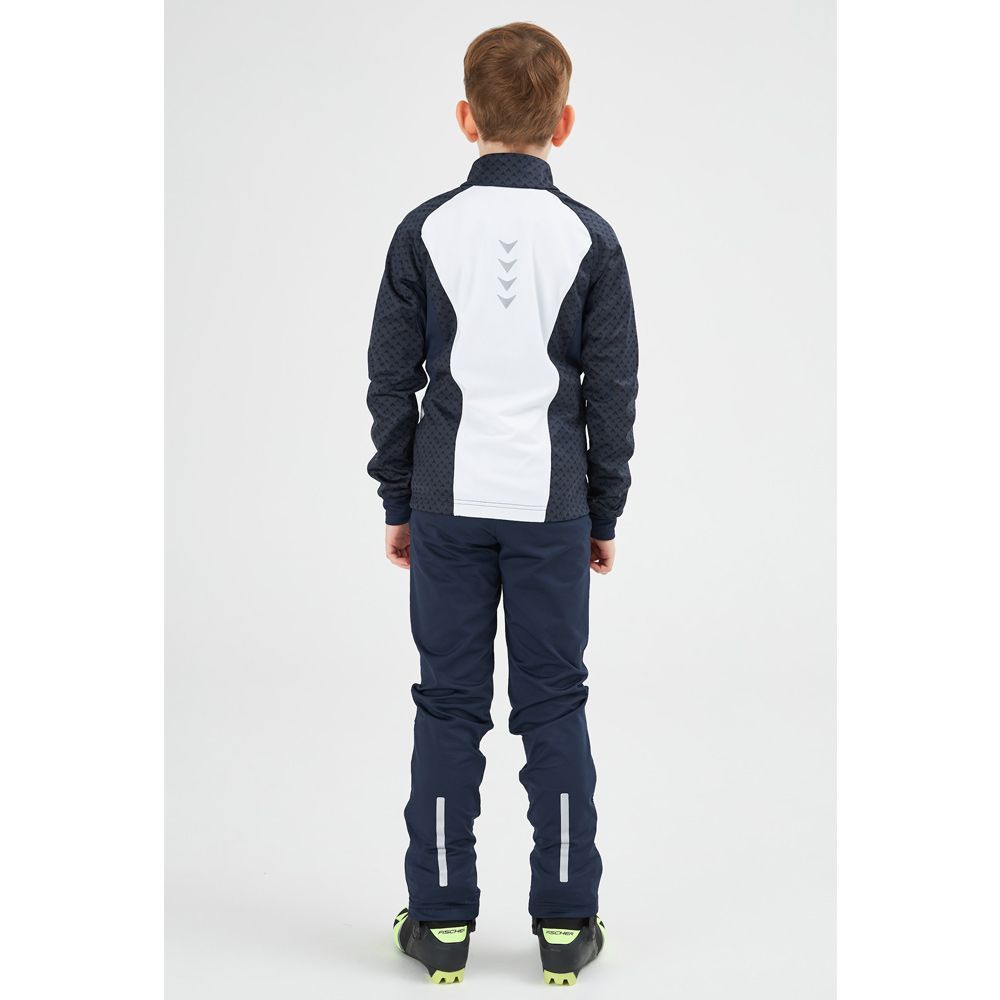 Куртка разминочная BIVIUM Баланс детск. (140-146, 0401 Синий/белый)