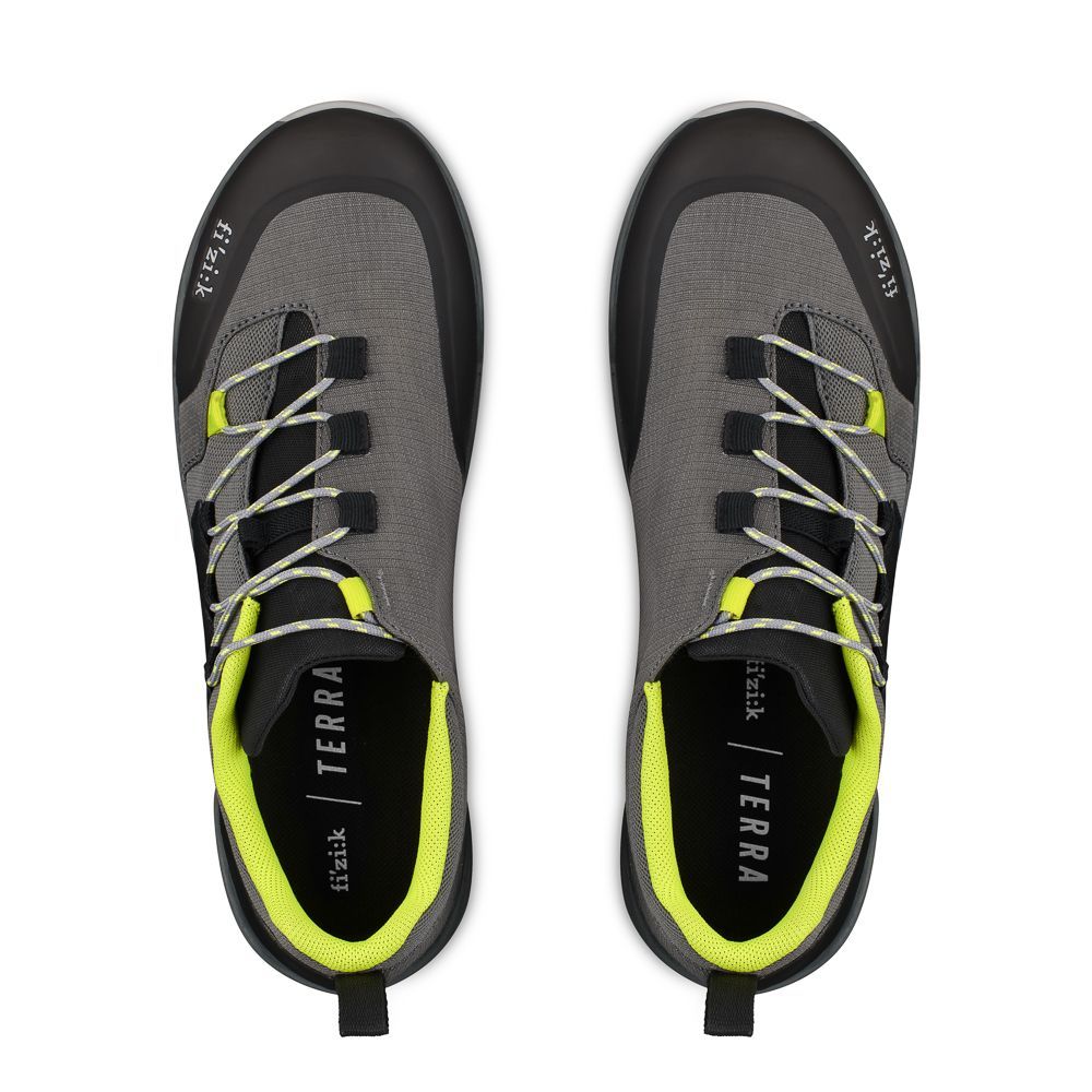 Велотуфли MTB Fizik TERRA ERGOLACE X2 FLAT (38, Серый/желтый)