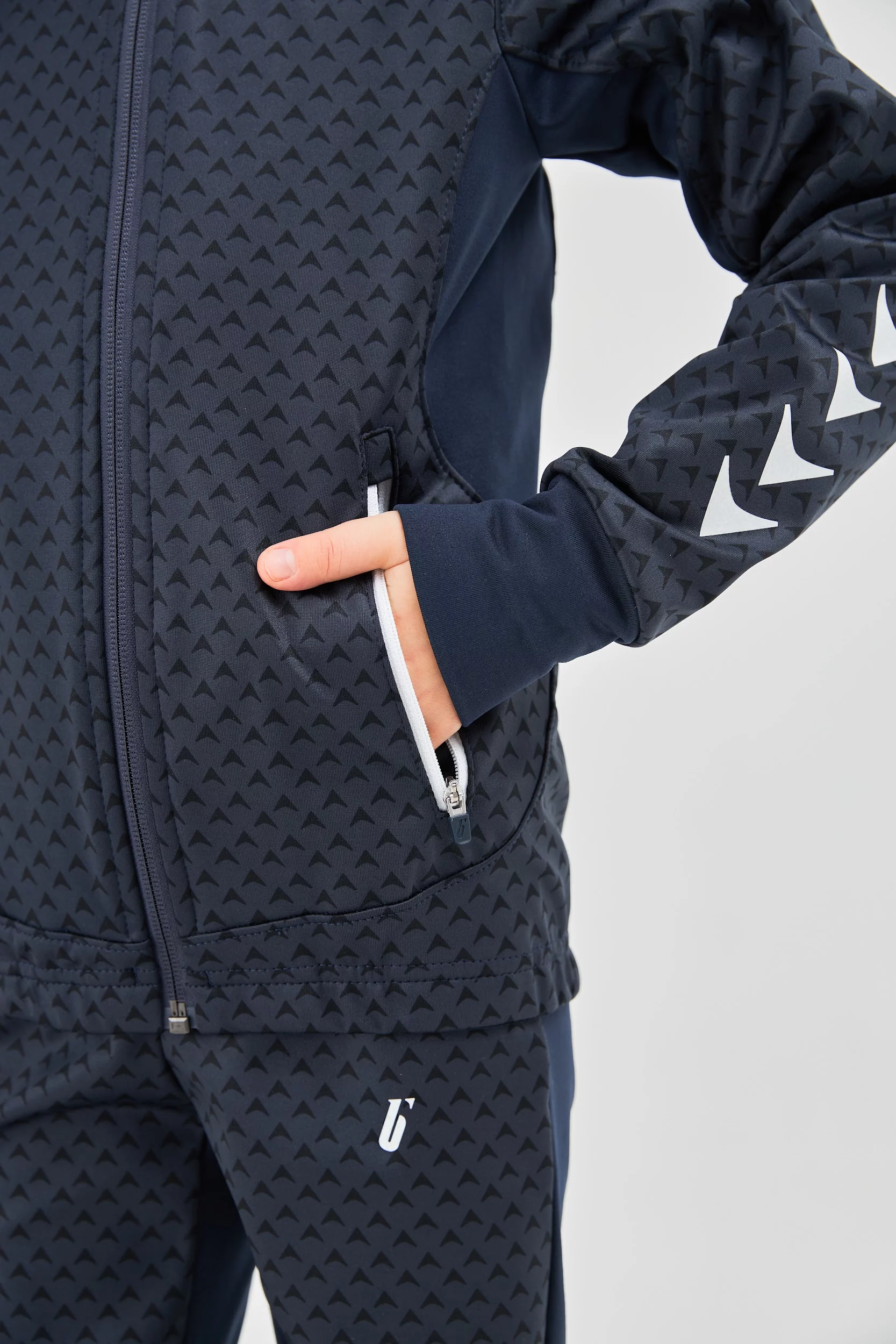 Куртка разминочная BIVIUM Баланс детск. (128-134, 000043 Синий)