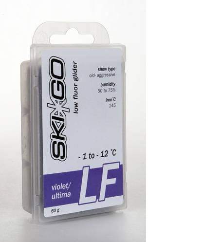 Парафин SkiGo LF Violet Ultima старый абразивный снег -1 -12 60 г