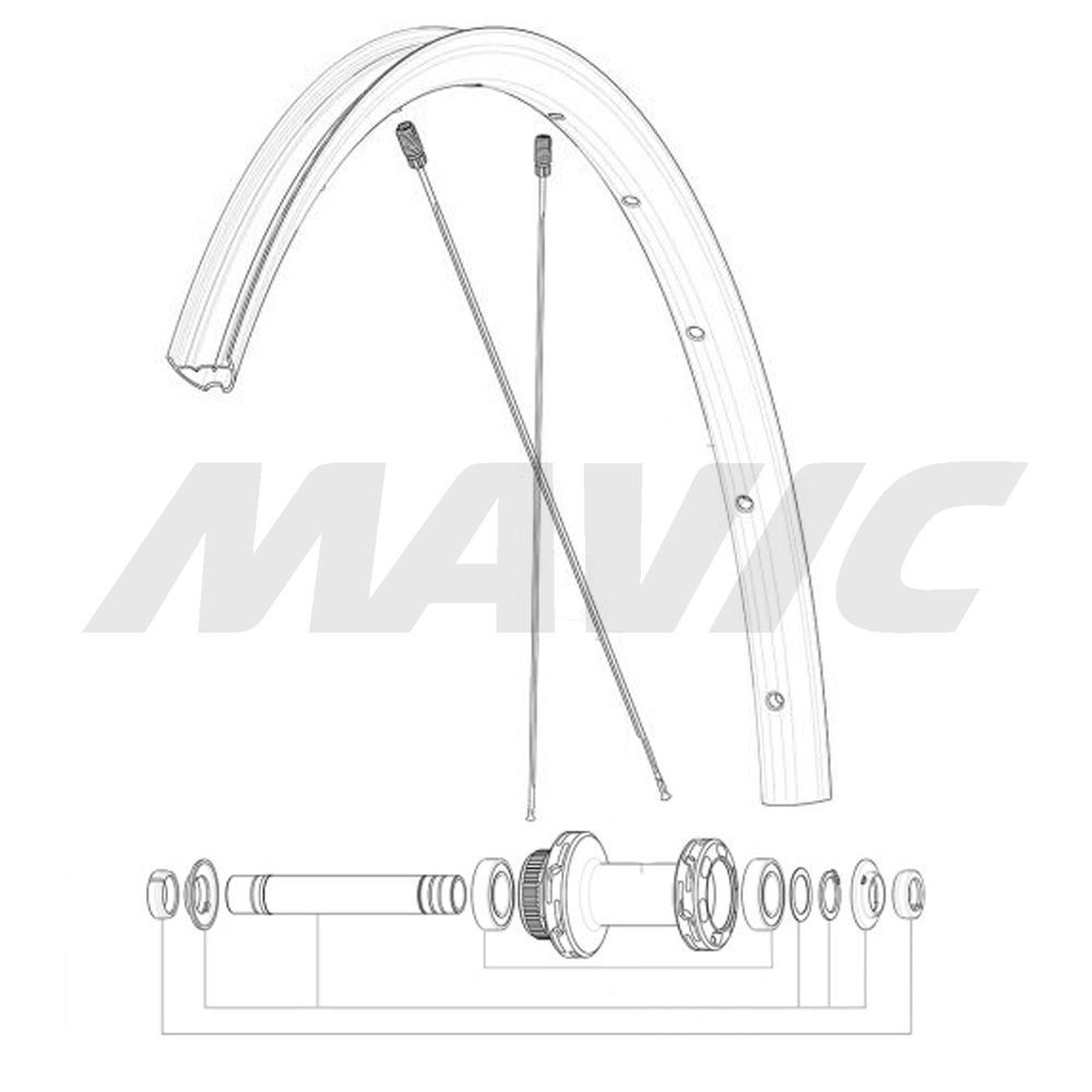 Переходник Mavic Kit Valve Reducers