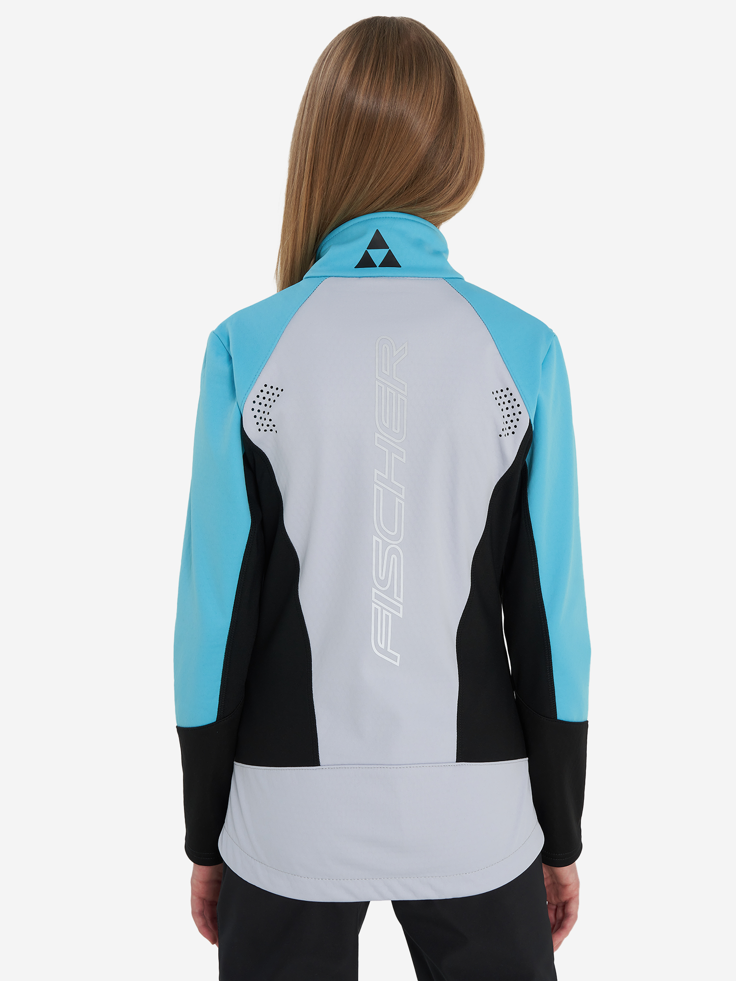 Куртка FISCHER Softshell Warm детск. (158, 409 Бирюзовый/серый)