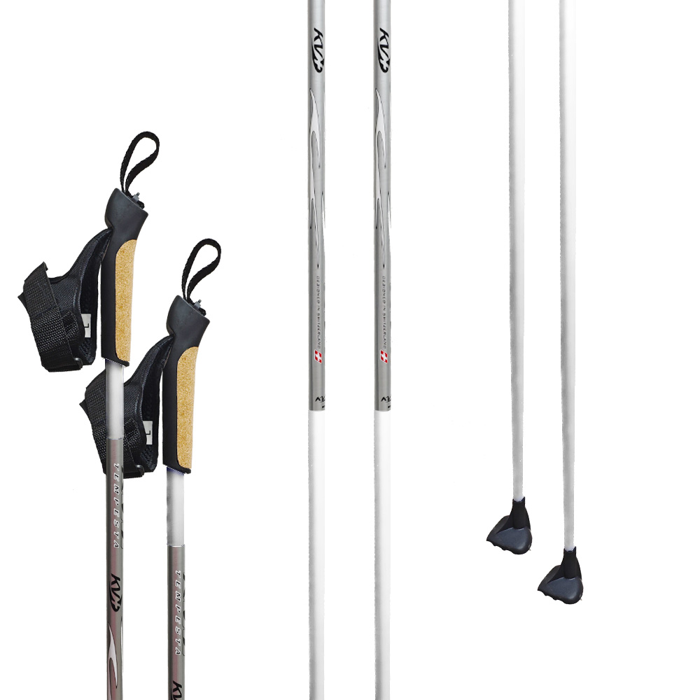 Палки лыжные KV+ TEMPESTA (Балабаново) (155, Белый)