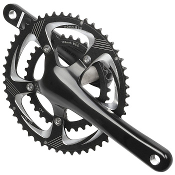 Шатуны MTB Mighty 34/50 172.5mm, 11 ск.,A lu черн.