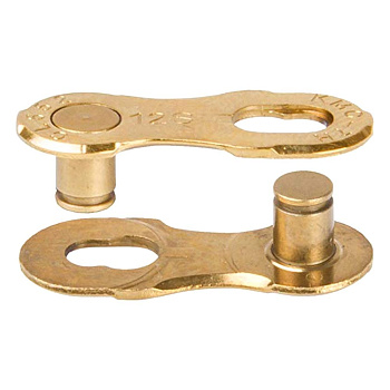 Замок для цепи КМС 12 ск. золот. 