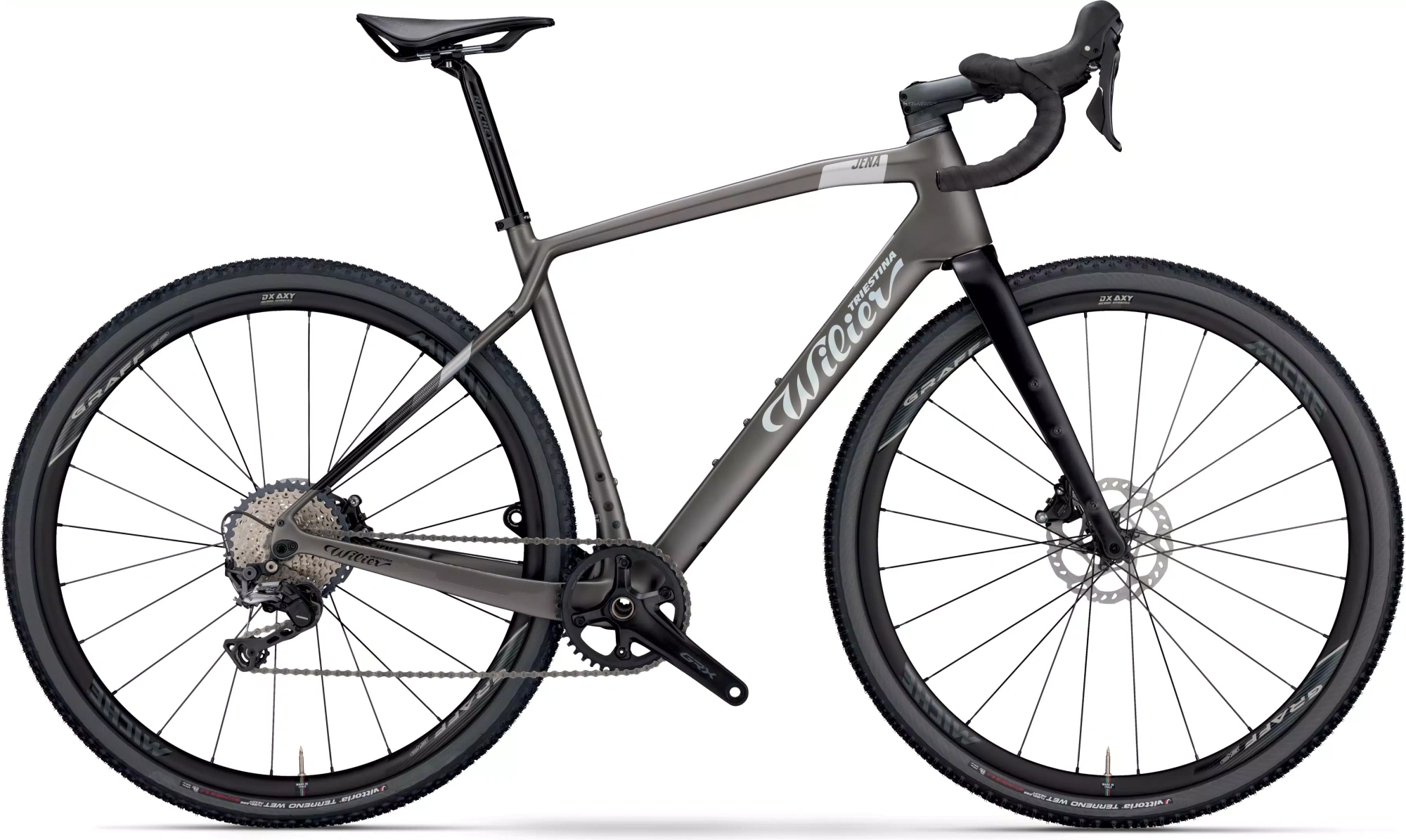 Велосипед gravel Wilier Jena GRX 1x12 RS171 (3J20, M, Графит)