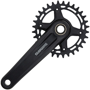 Шатуны Shimano MT510-1, 12ск, 175мм, ин.вал, 32T без каретк., для CL:52мм, Черный