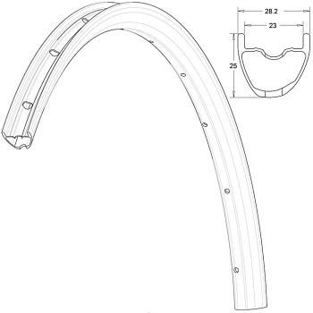 Обод Mavic зад. CROSSMAX PRO CARBON 29'' 