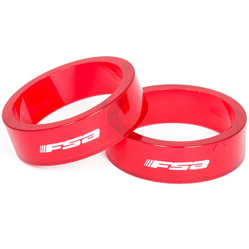 Кольцо под вынос FSA 1"1/8 10mm Transp Red