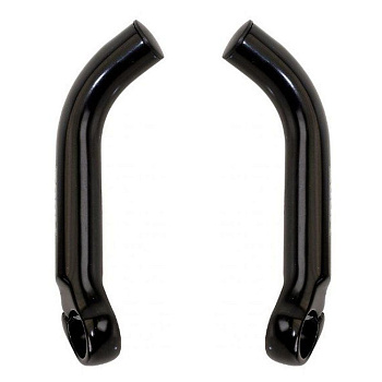 Рога на руль ZOOM  алюминий  черные 140г