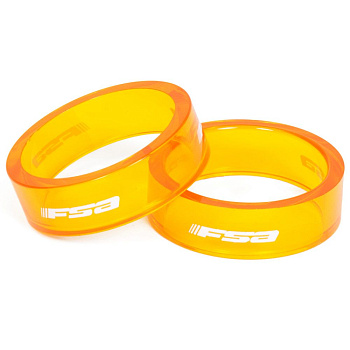Кольцо под вынос FSA 1"1/8 10mm Transp Orange