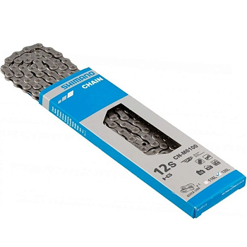 Цепь Shimano Deore, M6100, 12ск, 126 зв., с замком