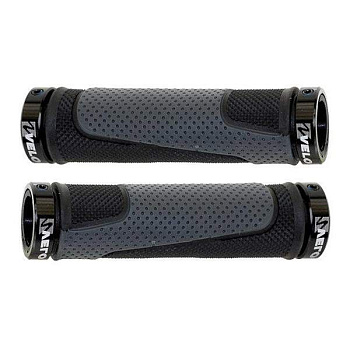 Грипсы Velo  D3 Alloy 130mm, черн., с фиксатором