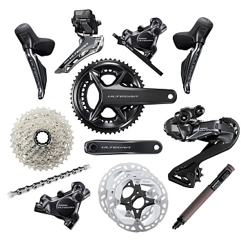 Группа Shimano Ultegra Disc 8170 TT DI2 L172 52-36 11-30 12 ск.