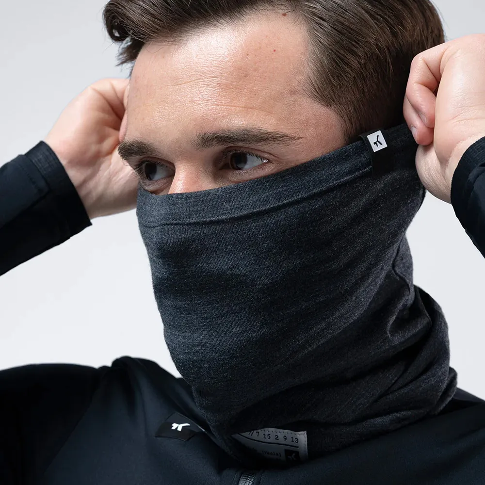 Повязка/бафф GOBIK MERINO MOONBAH SOLID (один размер, Графит)