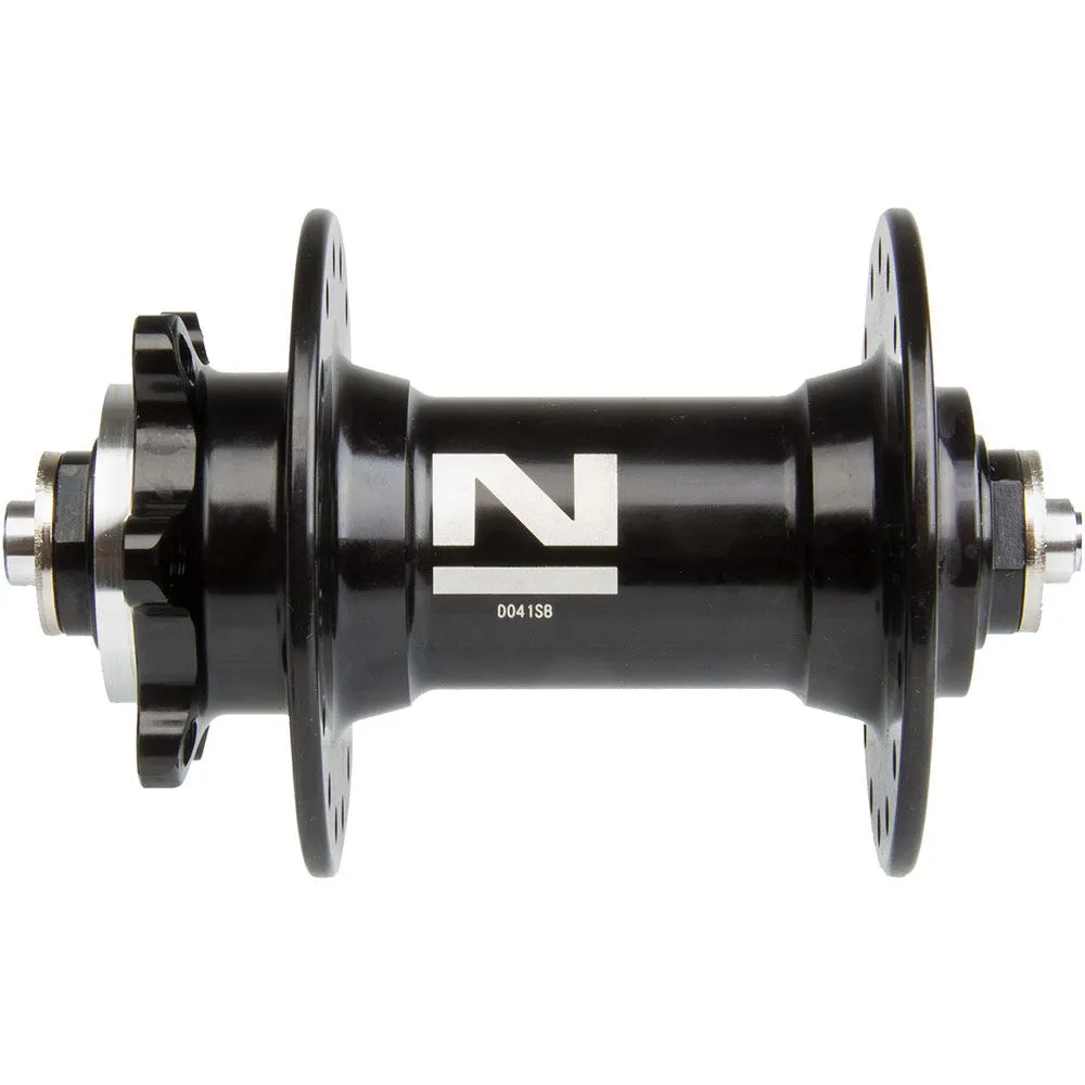 Втулка перед. NOVATEC алюм., 100мм 32 отв., черн., под диск.торм.