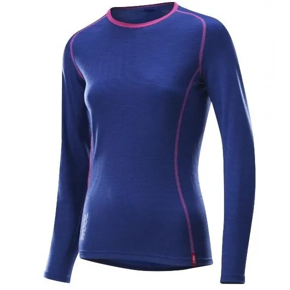 Термобелье верх LOFFLER Wool женское (34, 570 Ультрамарин)