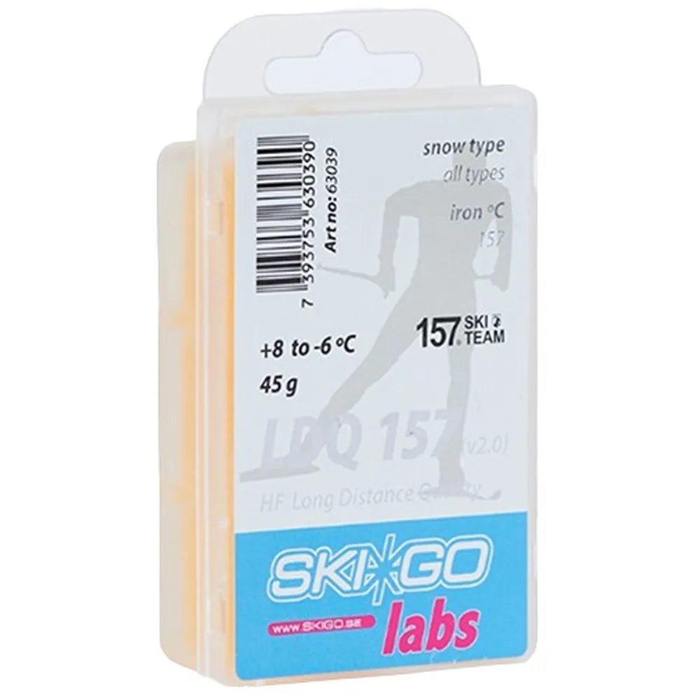 Парафин SkiGo HF LDQ157 любой тип снега +8 -6 45 г