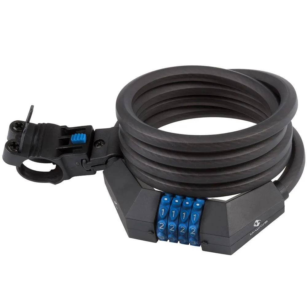 Замок вело M-Wave 1800х12mm кодовый 4 цифры