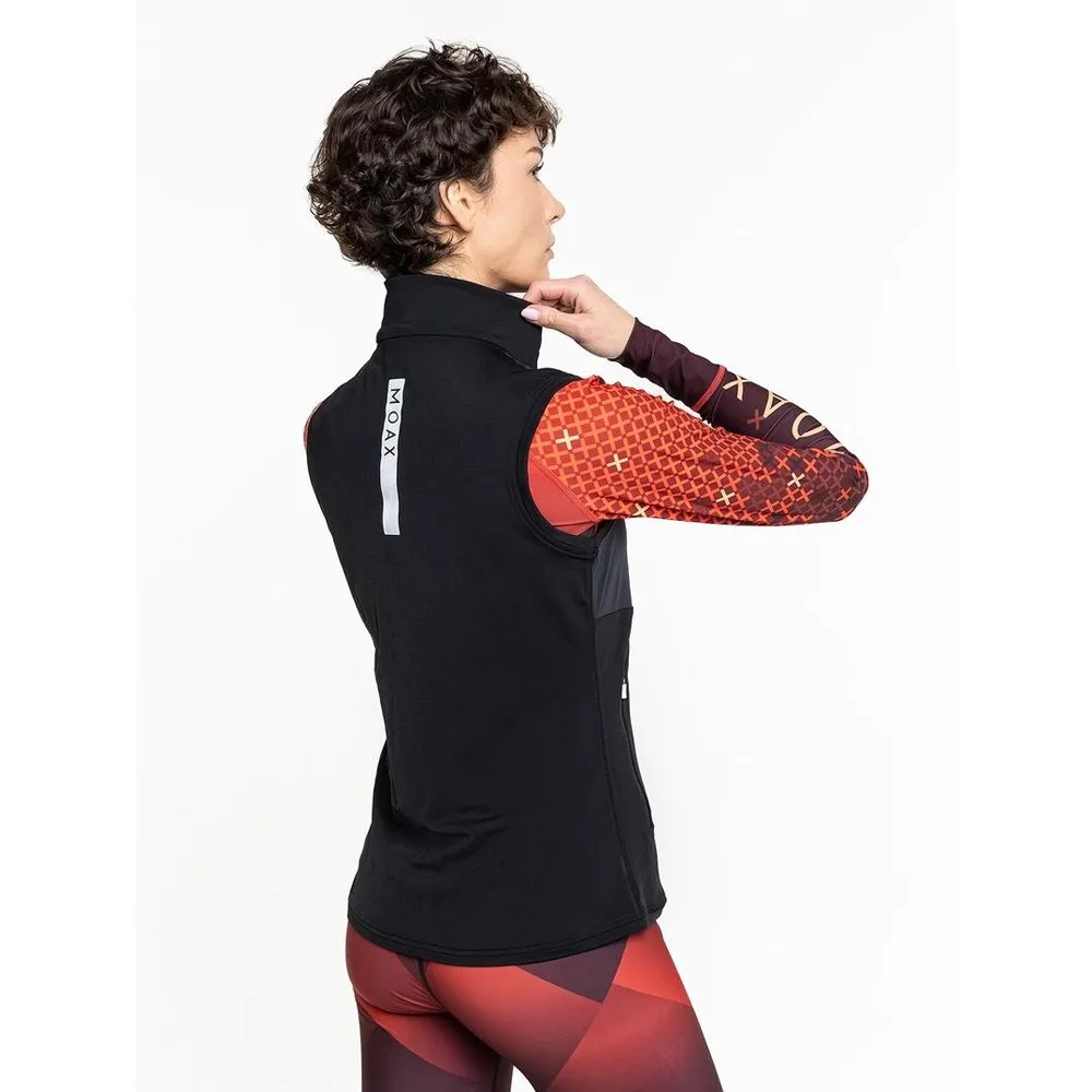 Жилет MOAX Force Wind женск. (S, 10000 Черный)