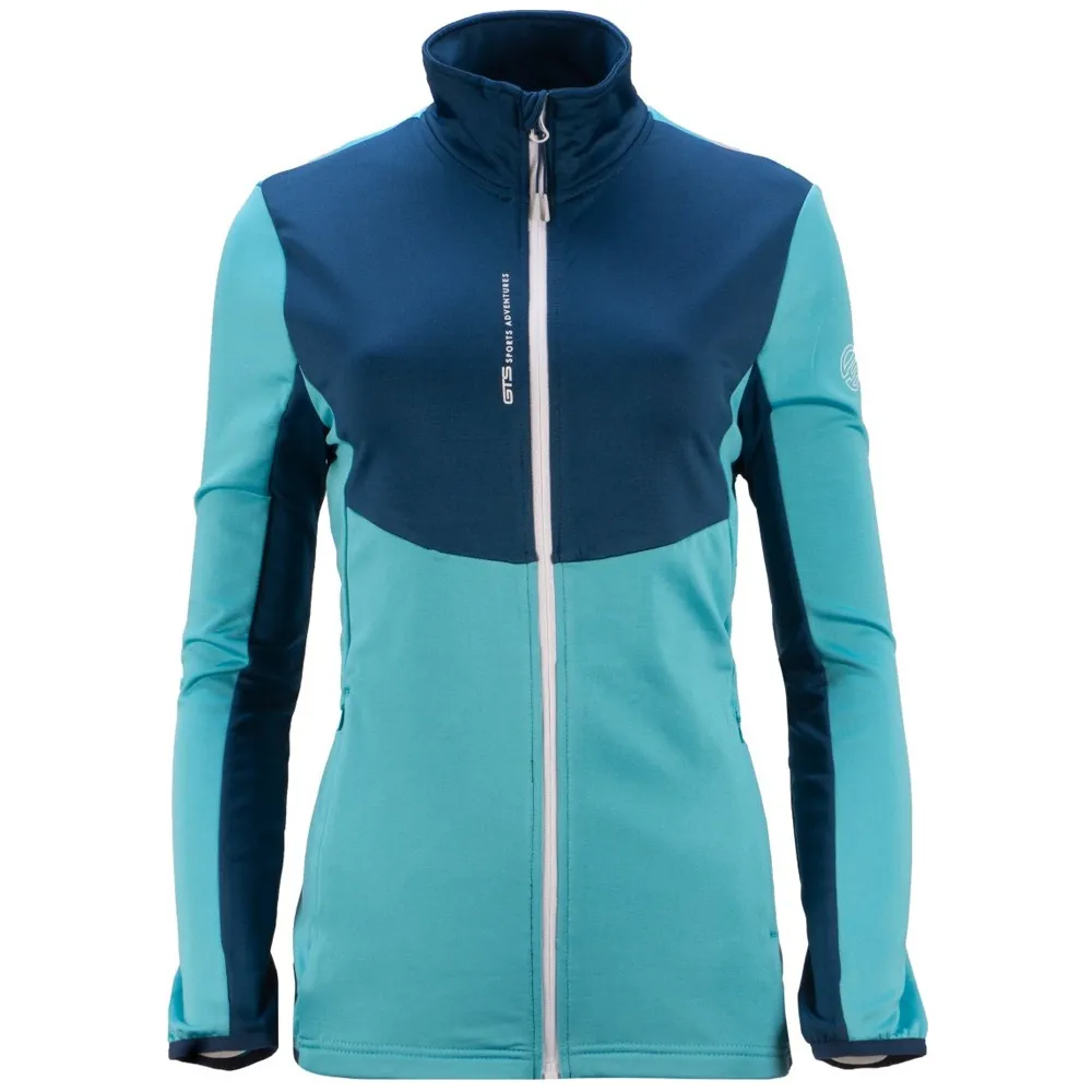 Кофта GTS  на молнии TECH жен (42/XL, 48 Синий/бирюза)