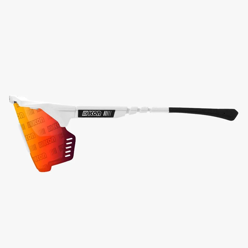 Очки SCICON Aeroshade Kunken Monogram White Multimirror Red