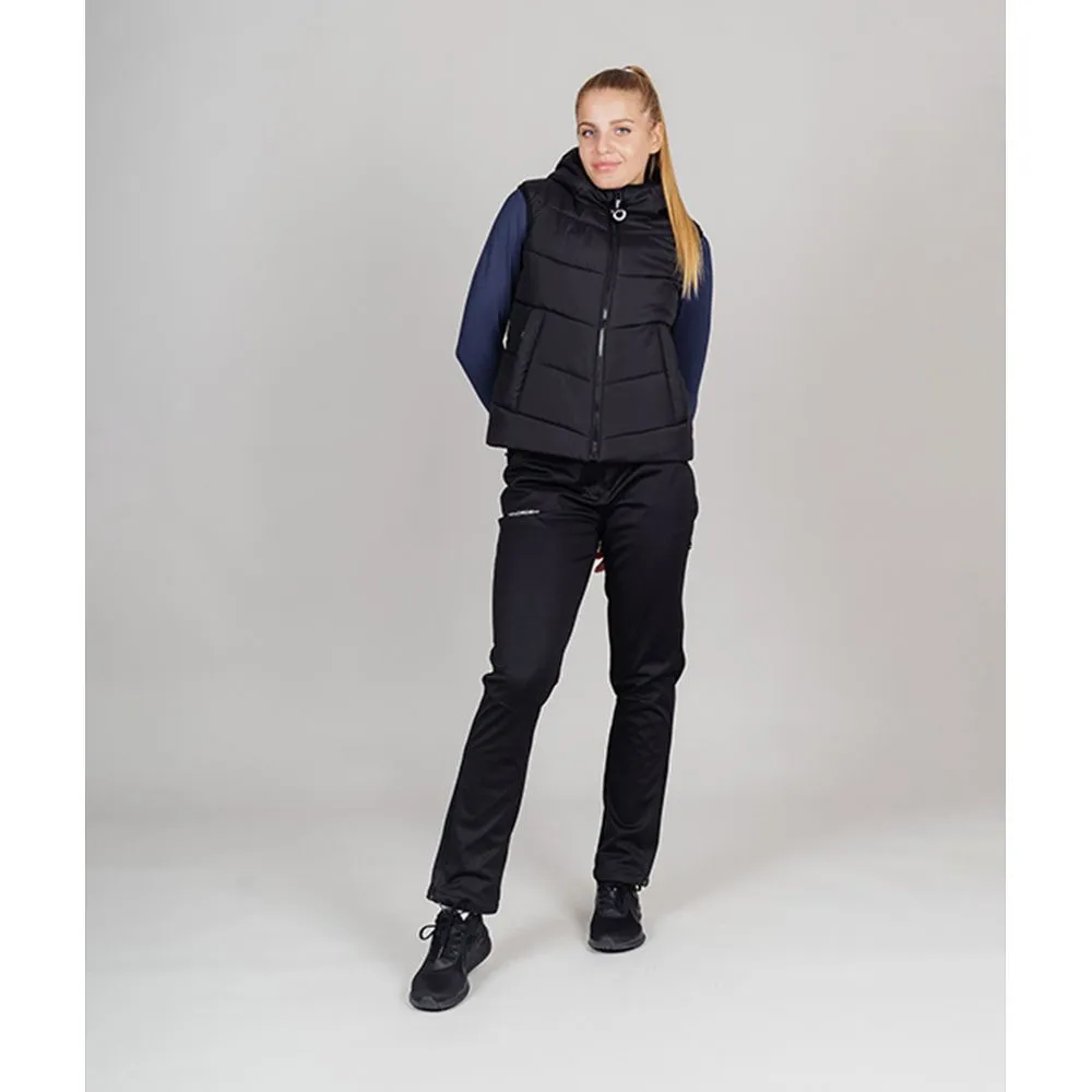 Утепленный жилет Nordski Air W женский (L, 100 Черный)