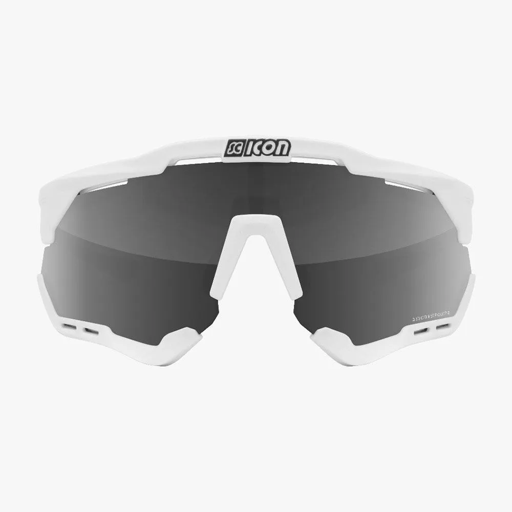 Очки SCICON Aeroshade XL Multimirror Silver +Rain Clear /White gloss