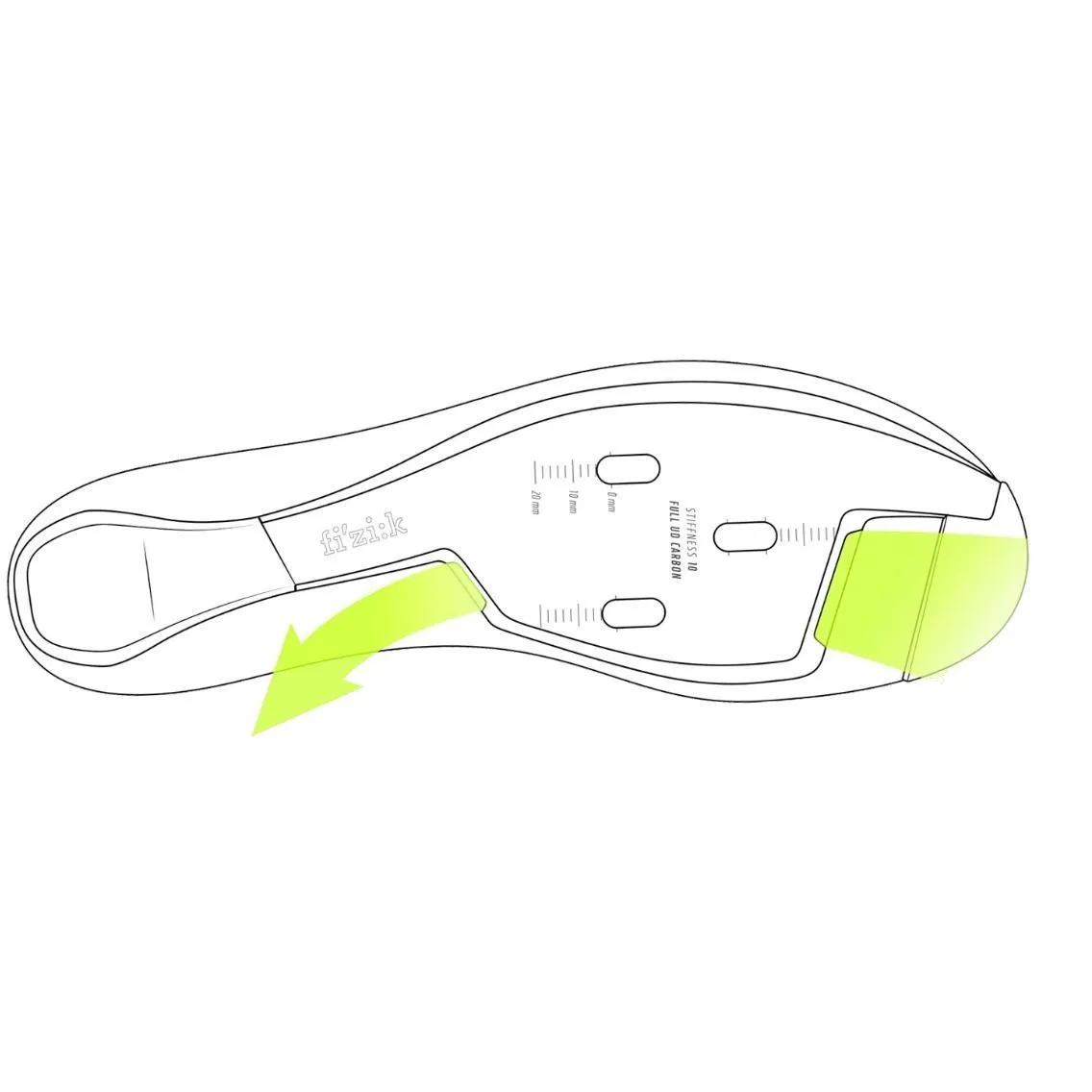 Велотуфли Fizik TEMPO DECOS Carbon (36, Белый)