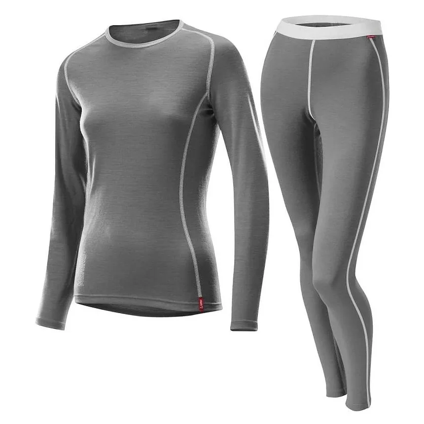 Комплект термобелья LOFFLER TRANSTEX MERINO женский (44, 795 grey melange)
