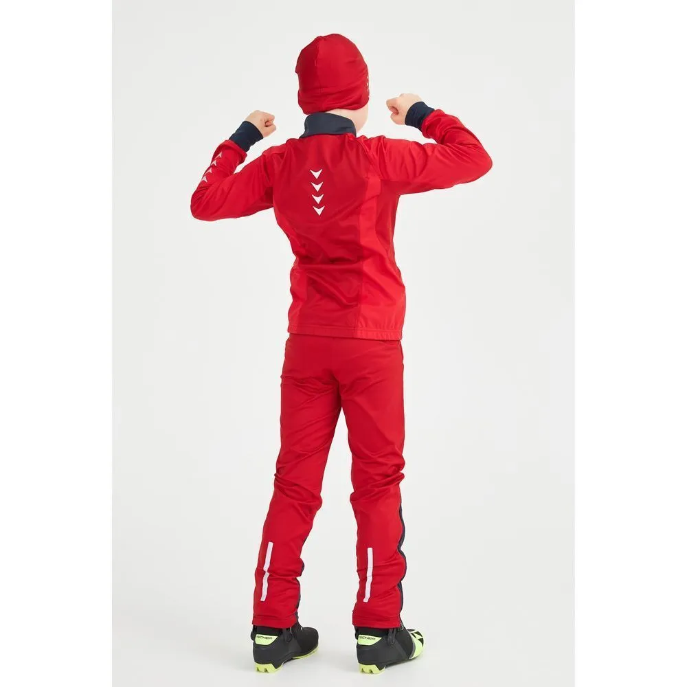 Куртка разминочная BIVIUM Баланс детск. (128-134, 0504 Красный/синий)