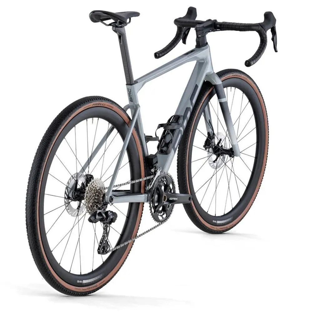 Велосипед gravel BMC Kaius 01 THREE GRX Di2 GreyBlack/Brushed