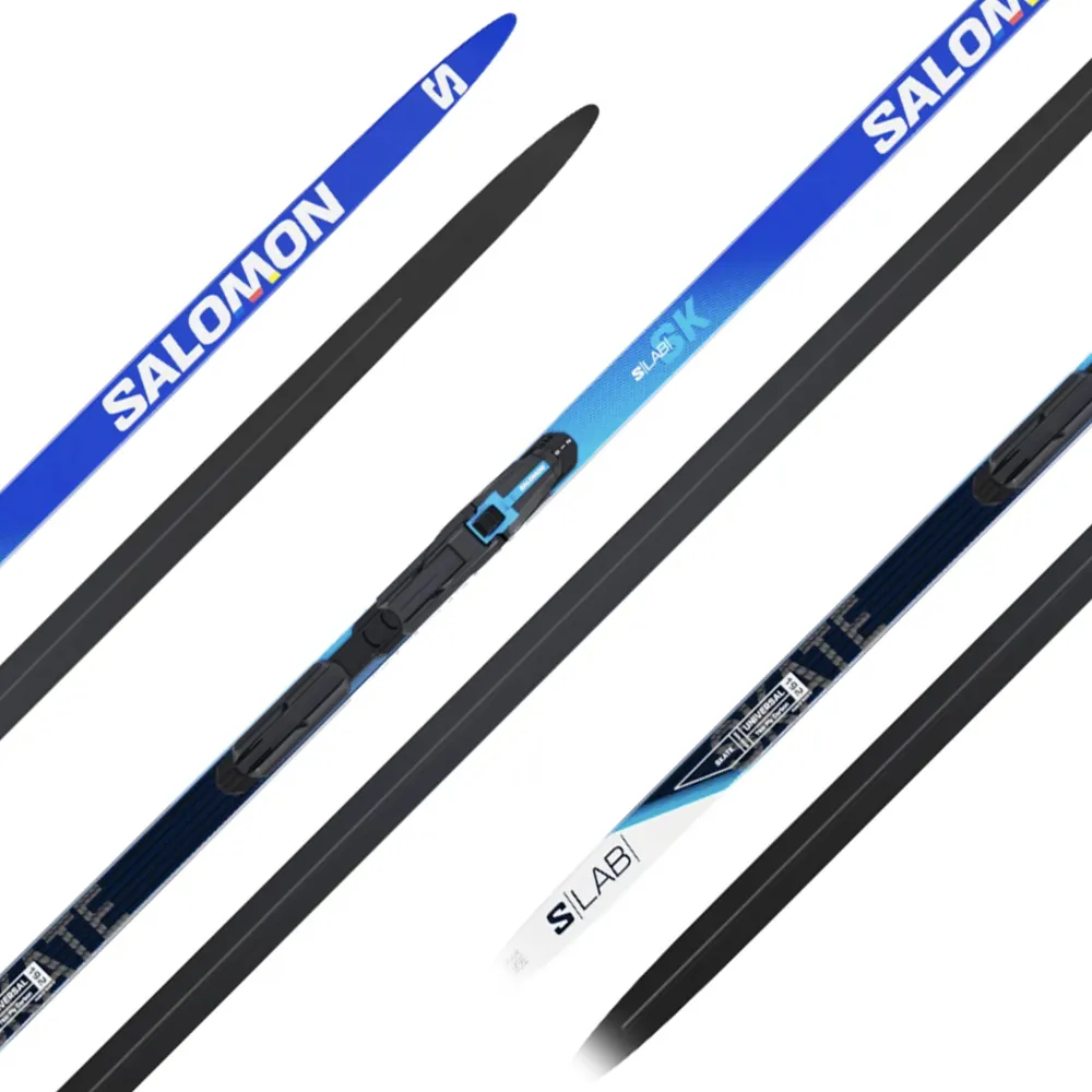 Лыжи SALOMON S/LAB CARBON SKATE UNI + крепления Prolink Shift Race