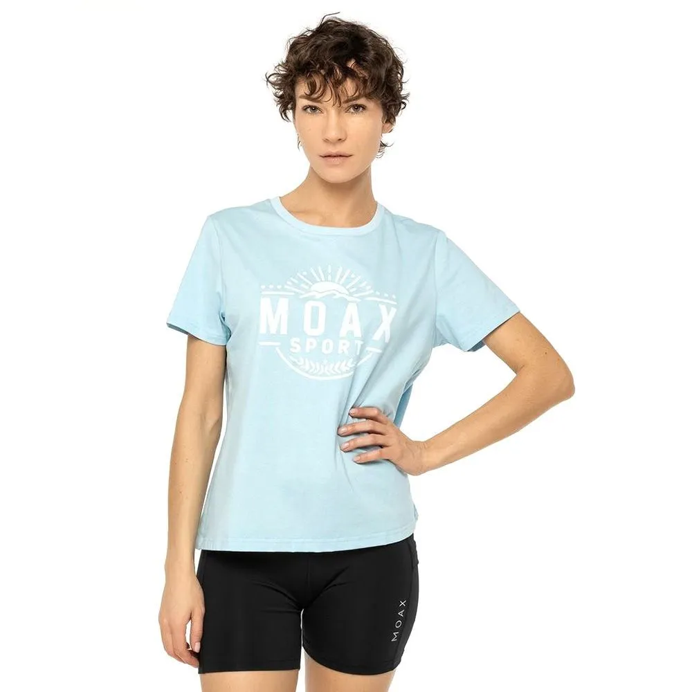 Футболка MOAX  Сotton lite женск. (M, 72108 Голубой)