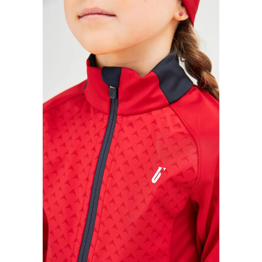 Куртка разминочная BIVIUM Баланс детск. (128-134, 0504 Красный/синий)