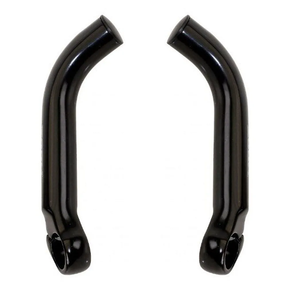 Рога на руль ZOOM  алюминий  черные 140г