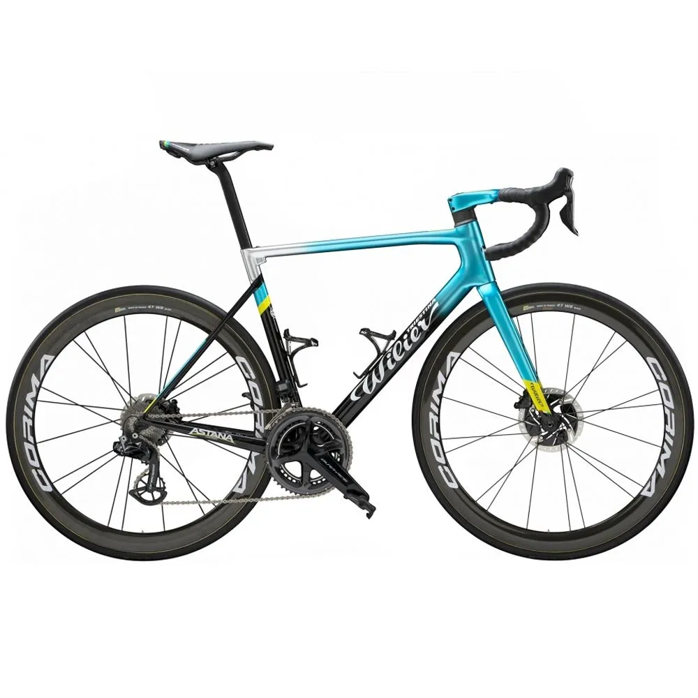 Велосипед шоссейный Wilier Zero SLR Disc Dura Ace Di2 Astana Miche SWR EVO 40 Carbon