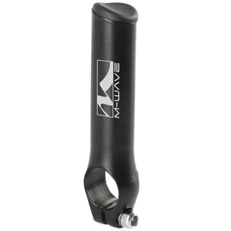 Рога на руль M-Wave алюм. черные анатомические 