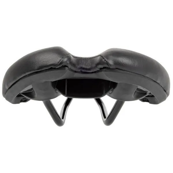 Седло Ventura ASA R1, 280x142 мм, черное, стальные рамки