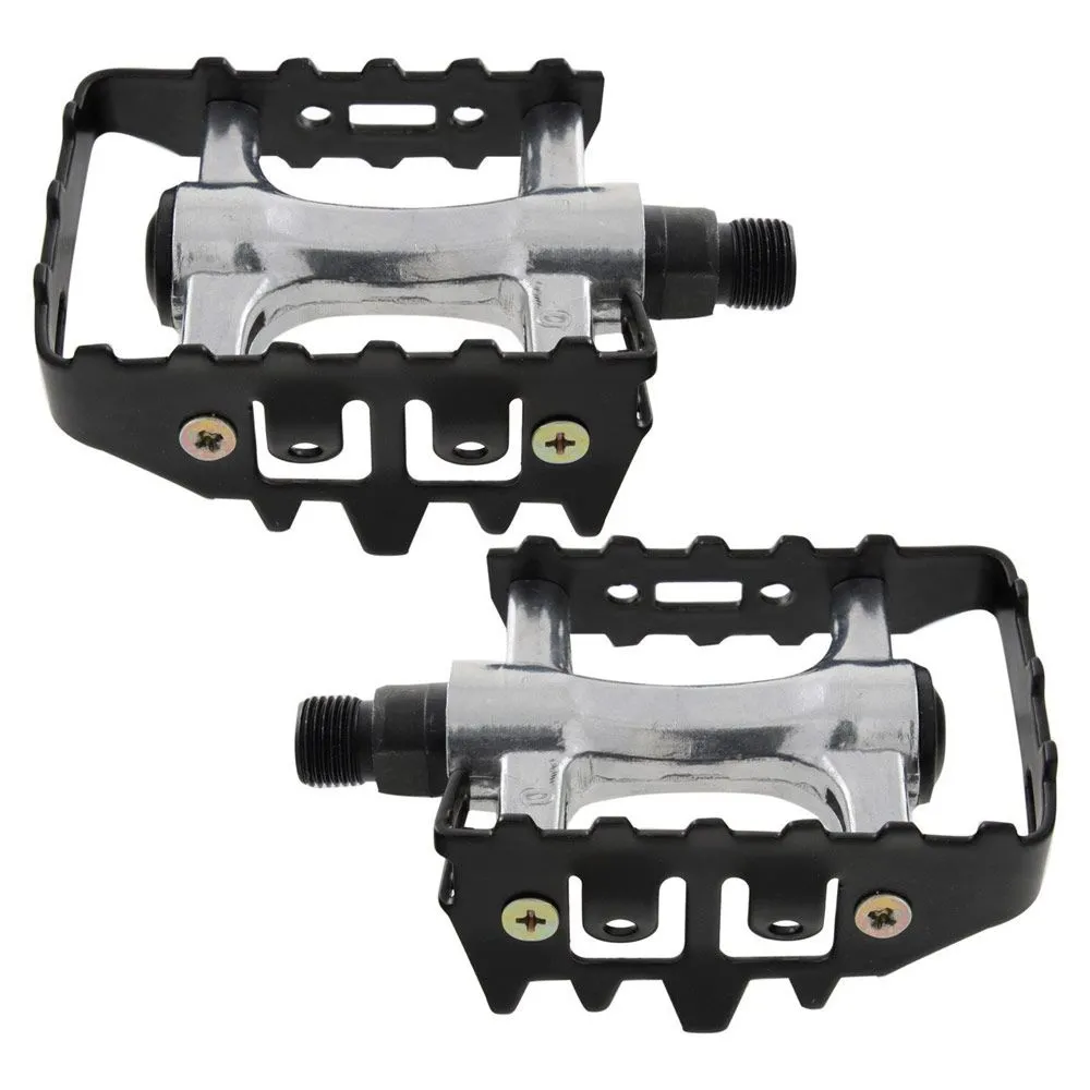 Педали MTB алюм. серебр./черн.