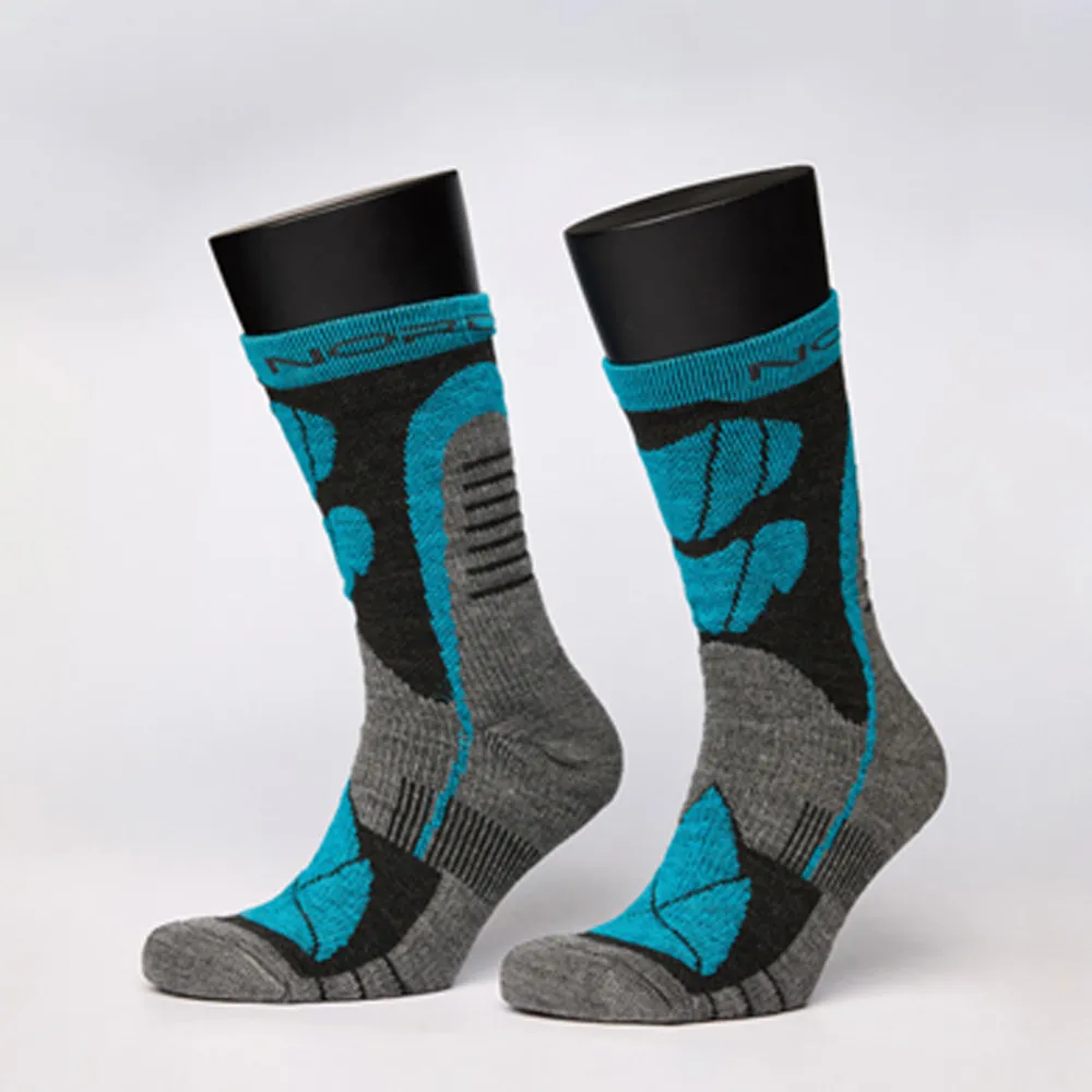 Носки NordSki Wool Green (31/34, 735 Голубой/черный)